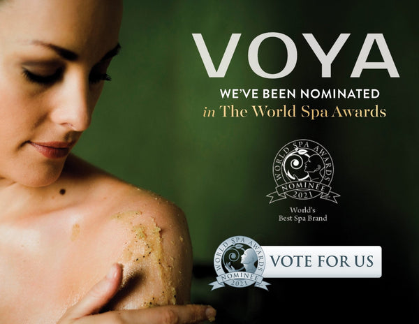 VOYA has been nominated in the World Spa Awards 2021 - Voya Skincare