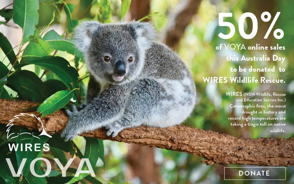 VOYA to Donate 50% off online sales to WIRES Rescue Fund - VOYA Skincare
