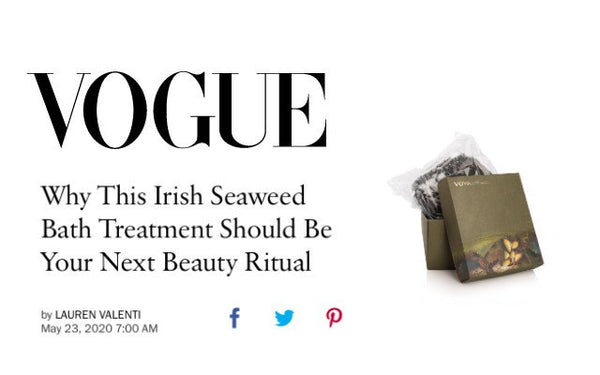 VOYA's Lazy Days Seaweed Bath Features in VOGUE - VOYA Skincare