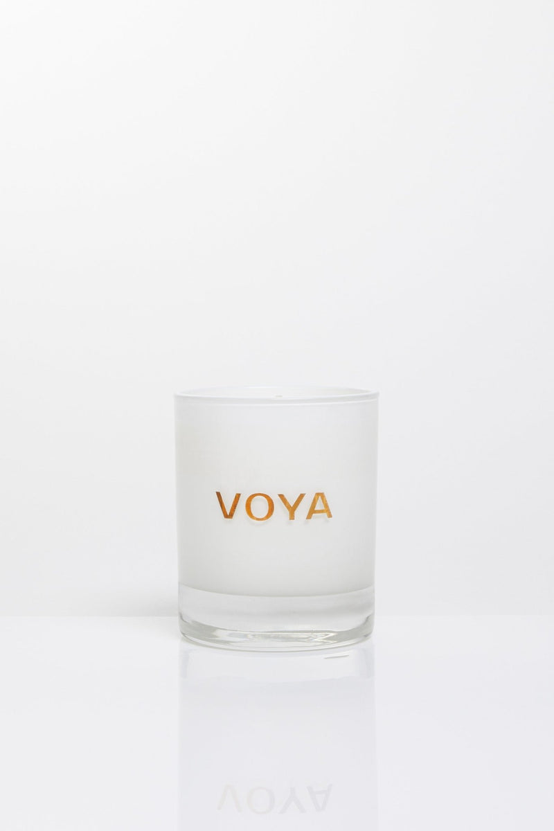 Eucalyptus, Rosemary, and Lime Naturally Scented Essential Oil Candle VOYA Skincare USA
