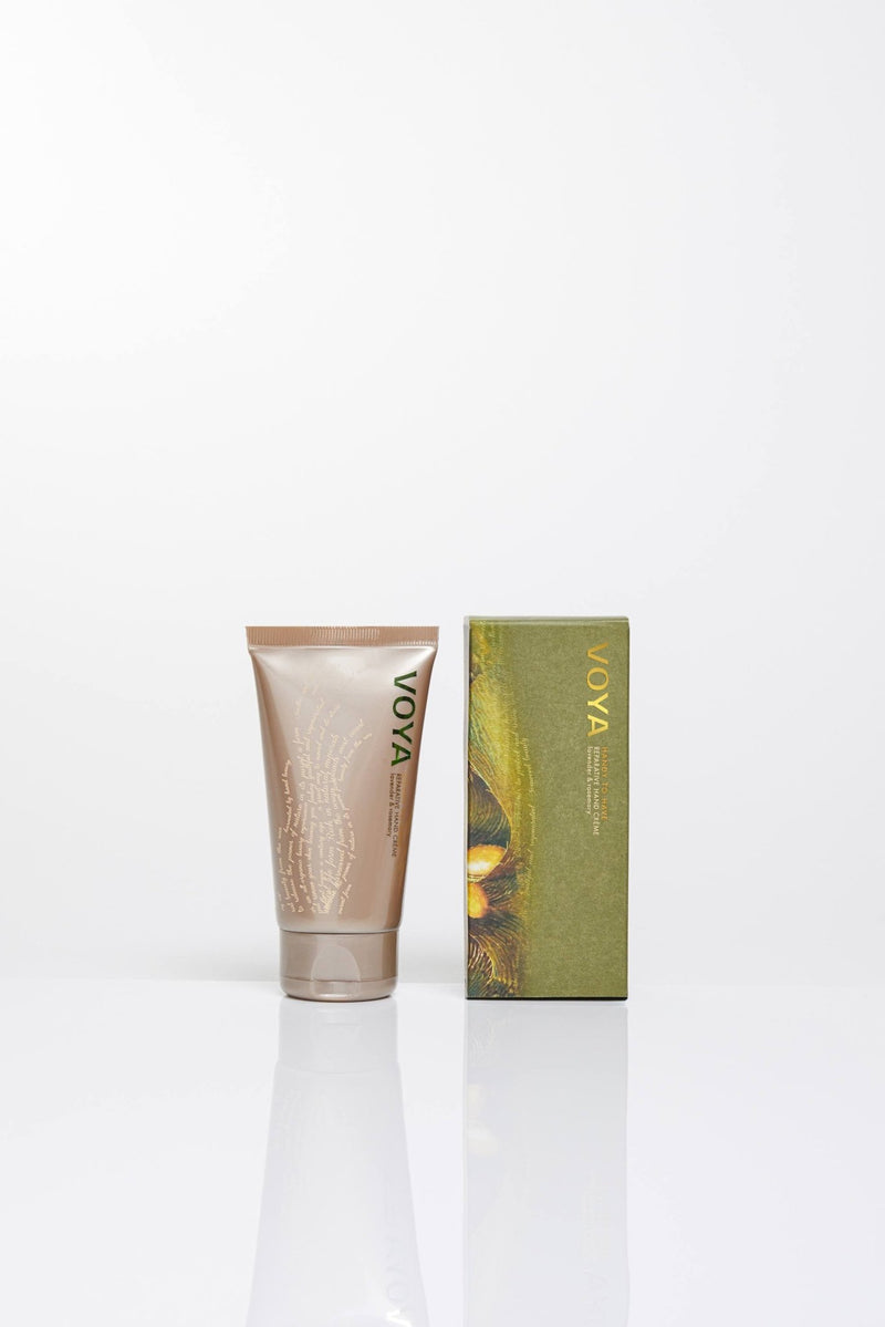 voya skincare USA reparative organic hand lotion with outer box
