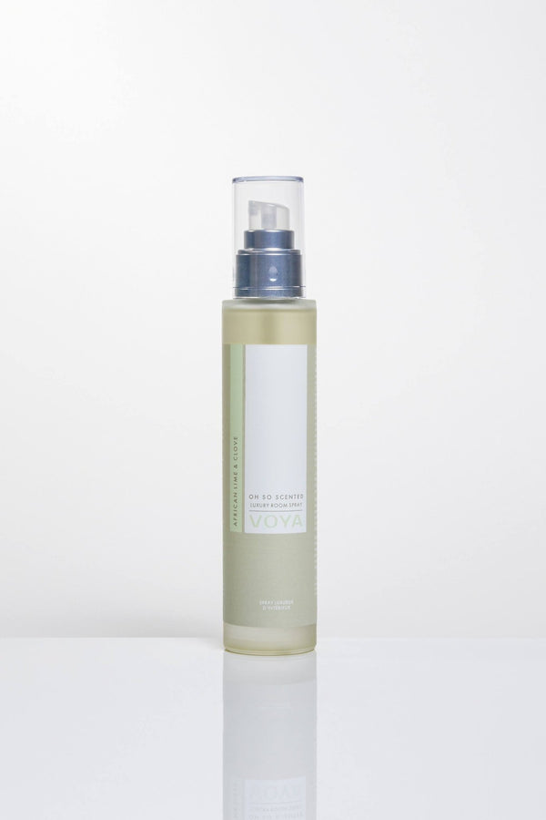 voya room spray, African Lime and Clove Scent, VOYA Skincare USA