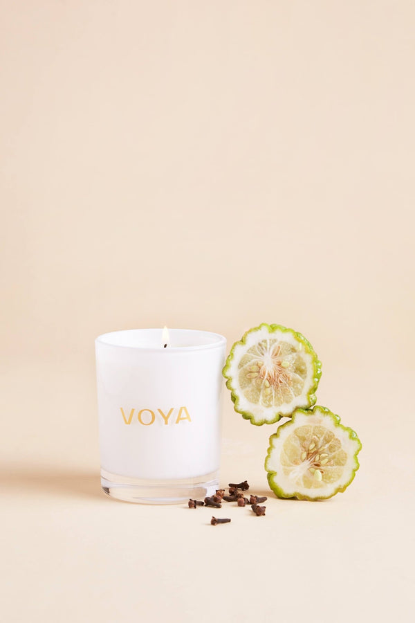 Luxury Scented Candle | African Lime and Clove - CandlesVoya Skincare