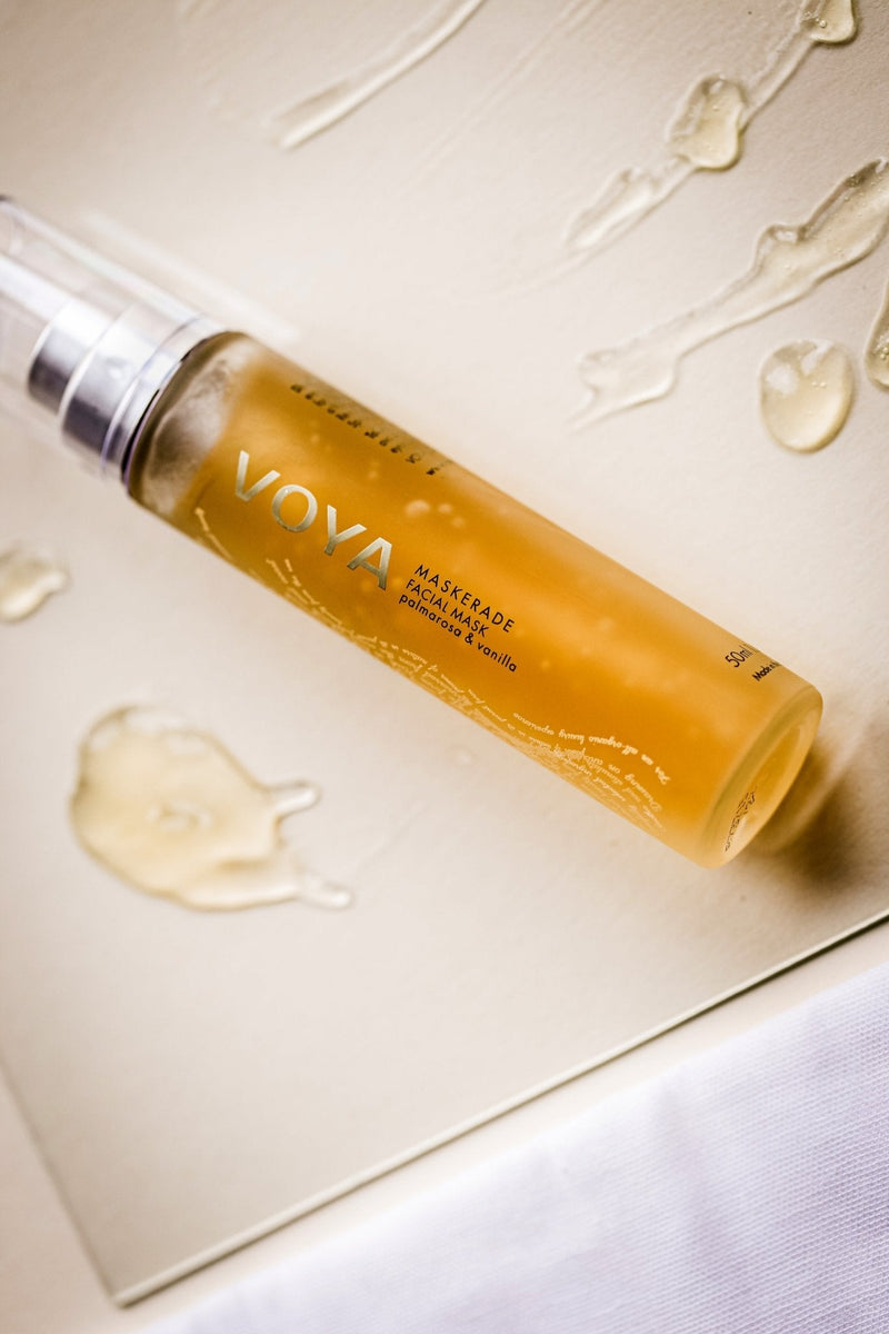 VOYA Skincare USA Maskerade Soothing Gel Face Mask Lifestyle Image