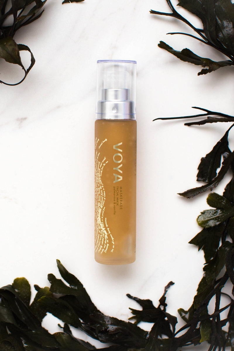 VOYA Skincare USA Maskerade Soothing Gel Face Mask with seaweed