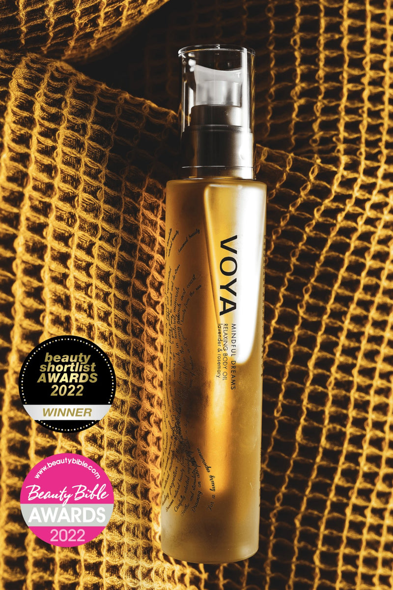 VOYA Skincare USA Mindful Dreams Relaxing Lavender Body Oil lifestyle image