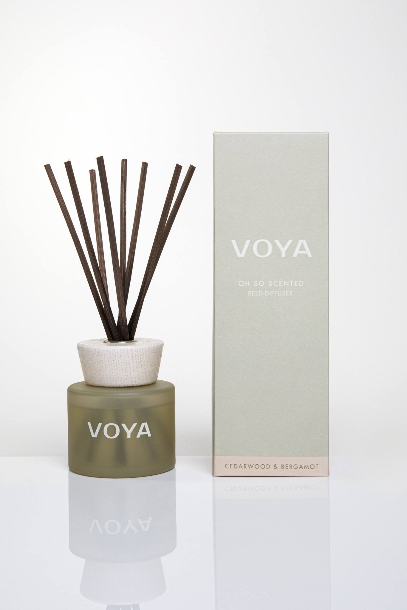 Veyes Reed Diffusers Cedarwood and Bergamot | Reed Diffuser | VOYA Skincare USA