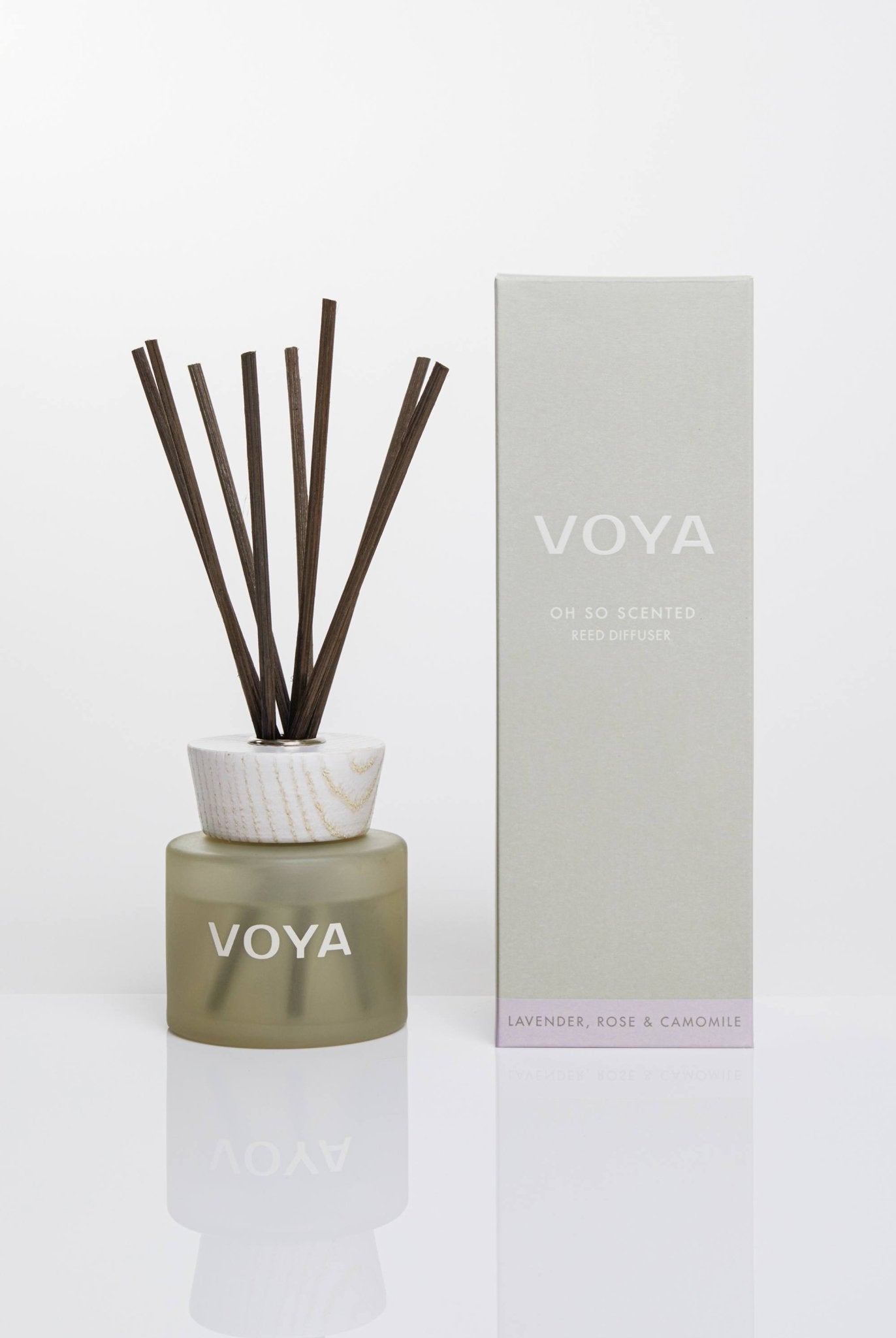 Voya Reed Diffuser Lavender, Rose and Camomile | Reed Diffuser | VOYA Skincare USA