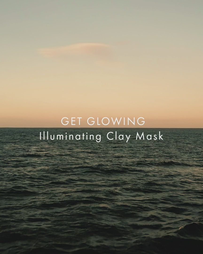 VOYA Skincare USA Get Glowing Clay Mask how to use video