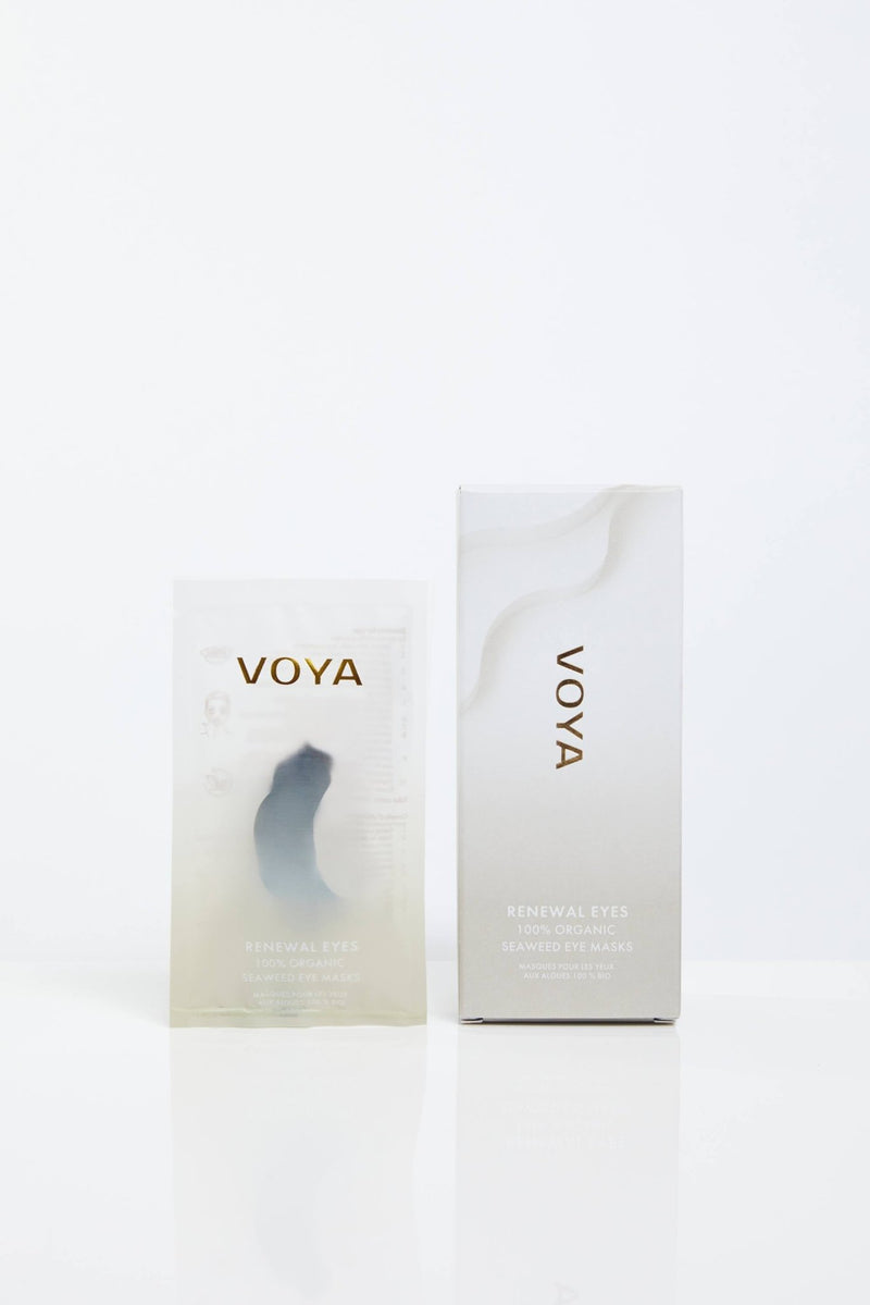 Under eye reusable seaweed eye masks, VOYA Skincare USA