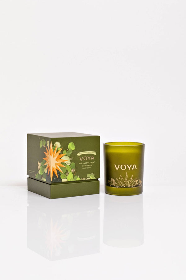 The Land of Light | Seasonal Spiced Scented Candle - CandlesVOYA Skincare